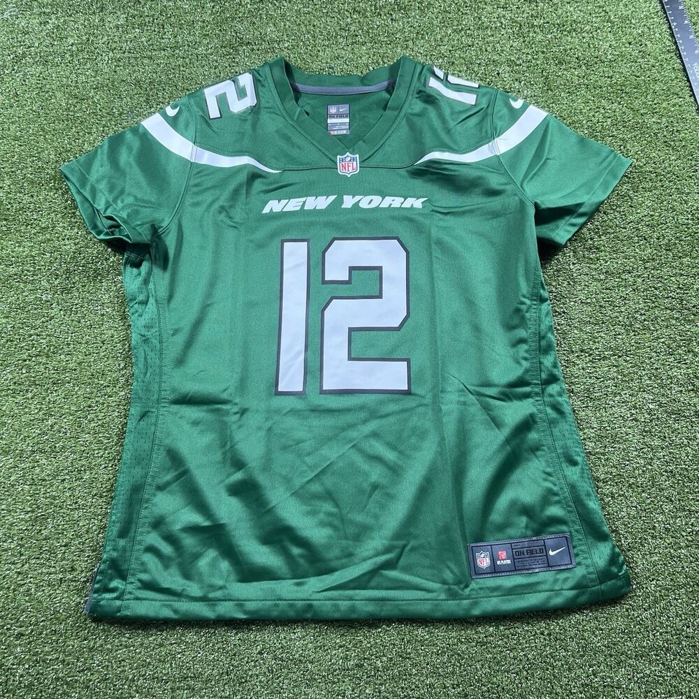 Nike Women’s Joe Namath #12 New York Jets NFL On Field Jersey Size XL Green